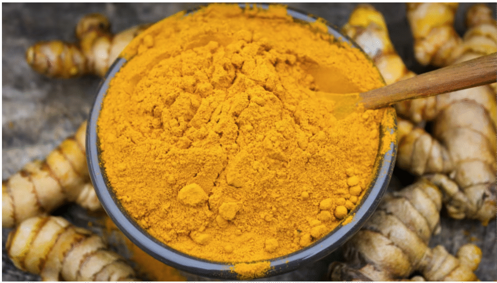 turmeric powder rich in curcumin for natural immunity and wellness
