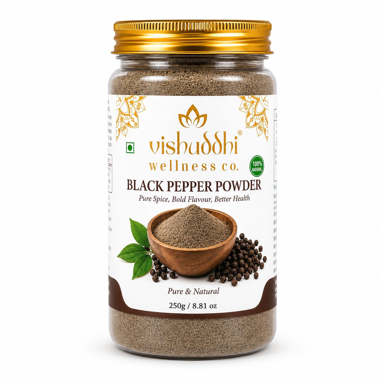 Vishuddhi Wellness Co. Black Pepper Powder