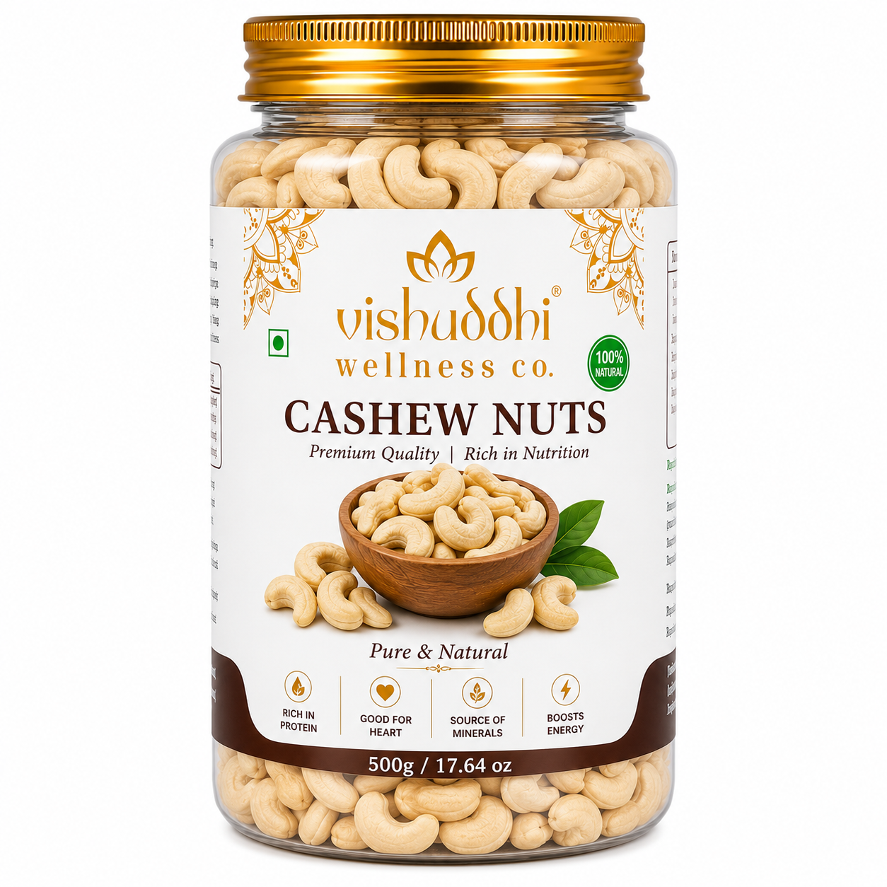 Vishuddhi Wellness Co. Premium Cashew Nuts