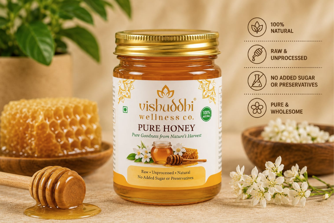 Vishuddhi Wellness Co. Natural Honey - Image 2