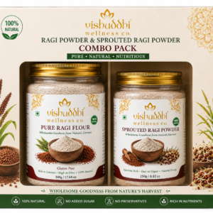 Vishuddhi Wellness Co. Ragi Powder + Sprouted Ragi Powder Combo Pack